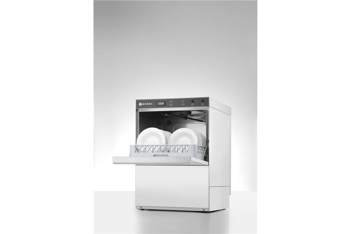 Zmywarka do naczyń 50x50 – sterowana elektromechanicznie, 230V/3600W, 600x570x830mm HENDI 230220