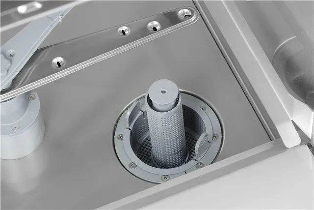 Zmywarka do naczyń 50x50 – sterowana elektromechanicznie, z dozownikiem detergentu, 230V/3600W, 600x570x830mm HENDI 230237
