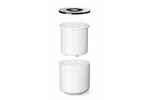 Pojemnik do lodu, 5L, biały, ⌀190x200mm BarUp 594742