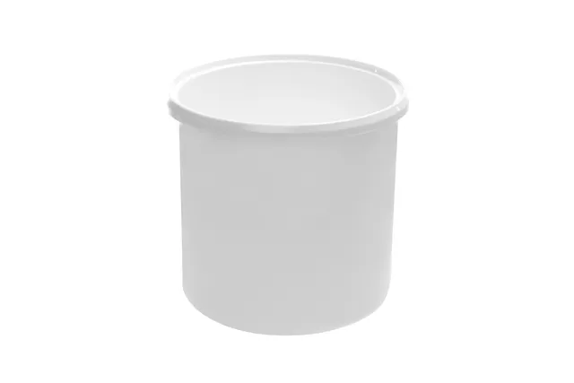 Pojemnik do lodu, 5L, biały, ⌀190x200mm BarUp 594742