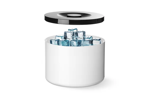 Pojemnik do lodu, 10L, biały, ⌀292x220mm BarUp 594759