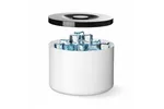 Pojemnik do lodu, 10L, biały, ⌀292x220mm BarUp 594759