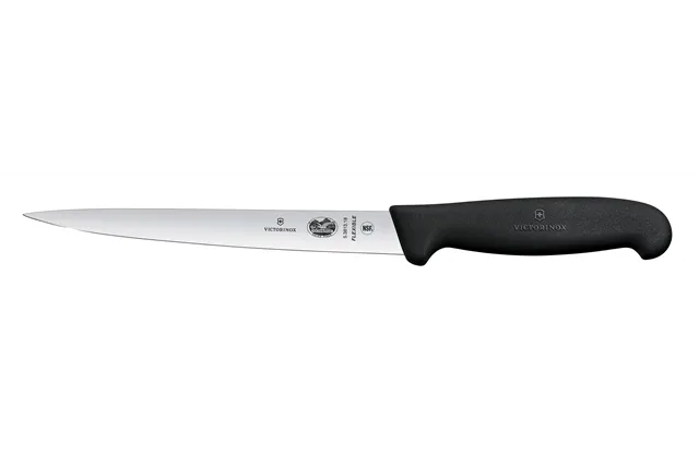 Nóż do filetowania, czarny, 310mm Victorinox 5.3813.18