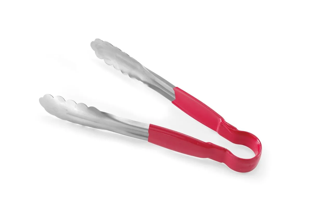 Szczypce do serwowania HACCP 300 mm, czerwony, 300mm HENDI 171721