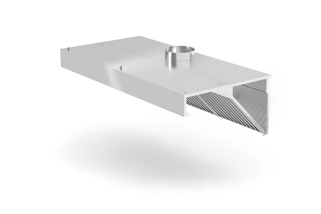 Okap przyścienny, skośny, Profi Line, bez oświetlenia, 1200x700x450mm HENDI 229293