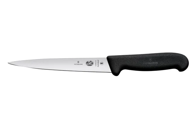 Nóż do filetowania, czarny, 283mm Victorinox 5.3703.16