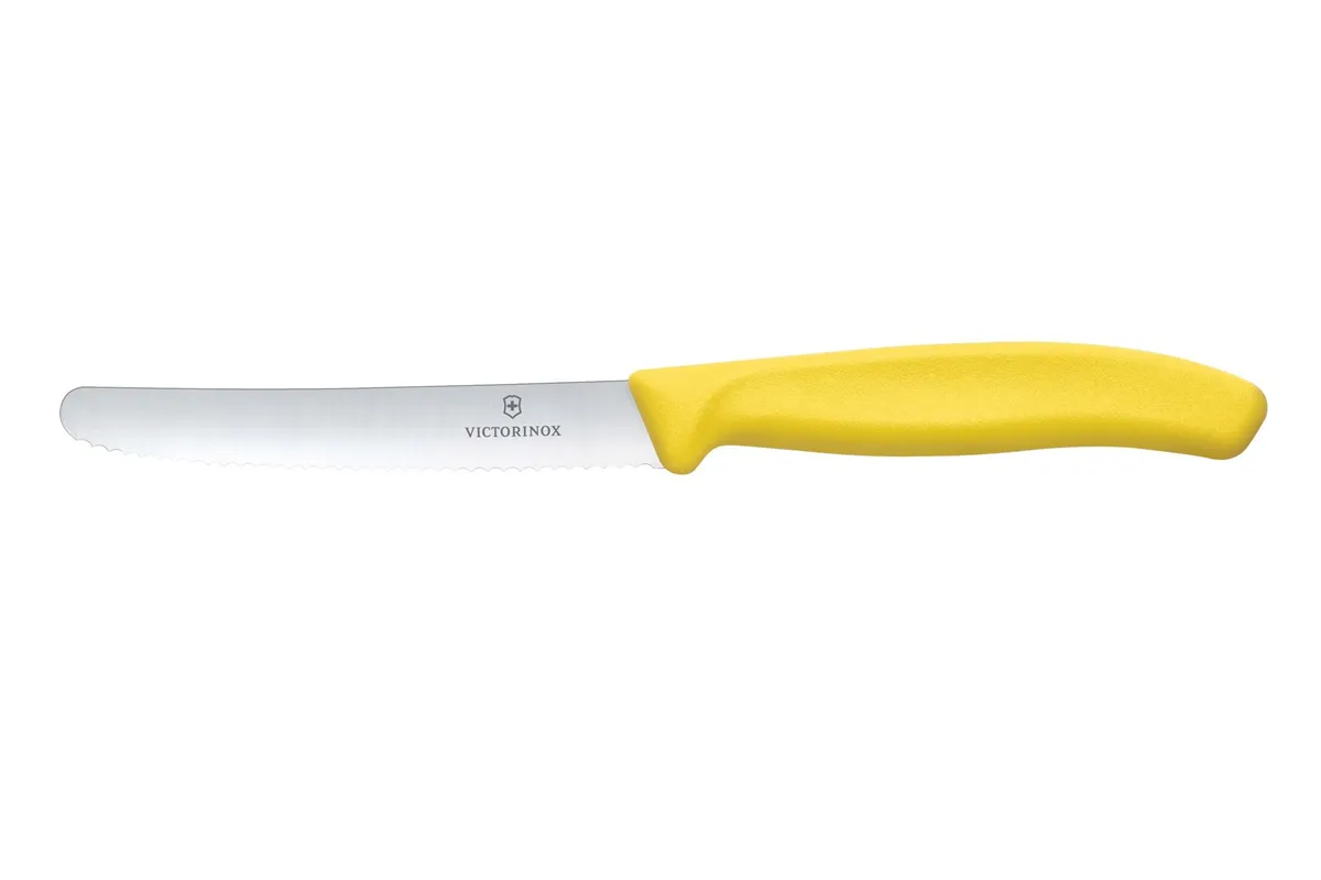 Nóż do pomidorów, żółty, 219mm Victorinox 6.7836.L118