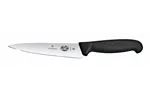 Nóż kuchenny z szerokim ostrzem, czarny, 284mm Victorinox 5.2003.15
