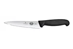 Nóż kuchenny z szerokim ostrzem, czarny, 284mm Victorinox 5.2003.15
