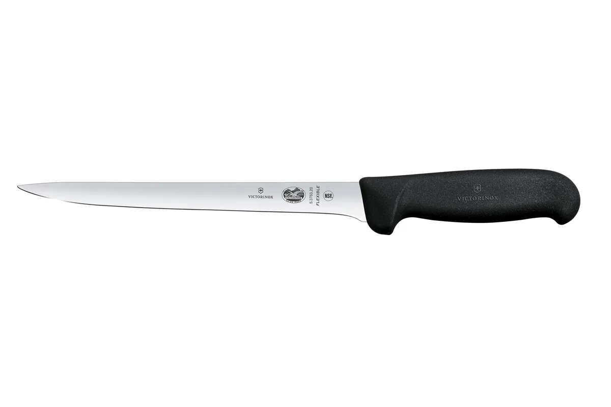 Nóż do filetowania, czarny, 339mm Victorinox 5.3763.20