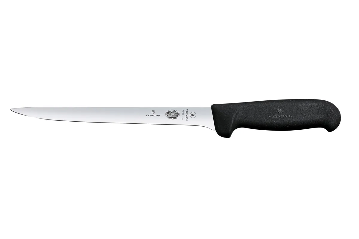 Nóż do filetowania, czarny, 339mm Victorinox 5.3763.20