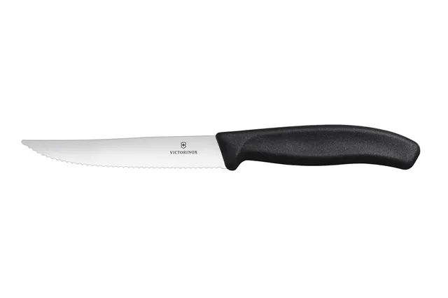 Nóż do steków i pizzy, czarny, 2 szt., 232mm Victorinox 6.7933.12B