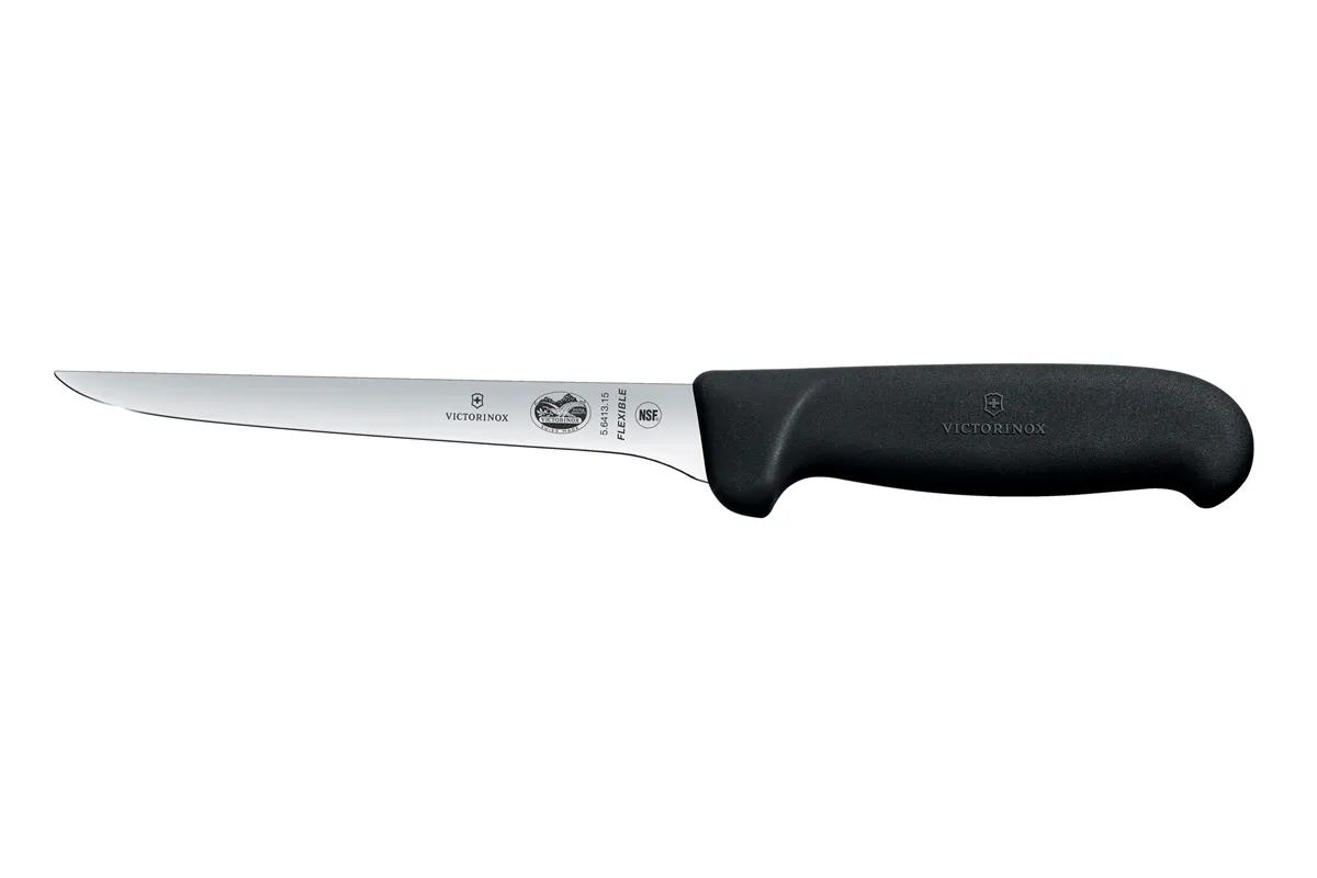 Nóż do trybowania, czarny, 287mm Victorinox 5.6413.15