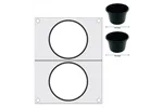 Matryca do zgrzewarki, 2x pojemnik do zupy ø115 mm HENDI 805633