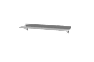Półka wisząca, z 2 konsolami, 1200x300x250 mm, 1200x300x250mm HENDI 816509