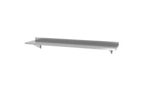 Półka wisząca, z 2 konsolami, 1400x300x250 mm, 1400x300x250mm HENDI 816516