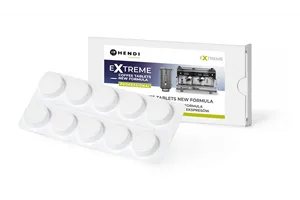 Extreme Coffee Tablets NEW FORMULA profesjonalny środek do mycia ekspresów, 10 tabletek w blistrze HENDI 976654