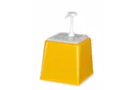 Pojemnik do sosów z pompką, 2,5L, żółty, 230x210x327mm HENDI 203538