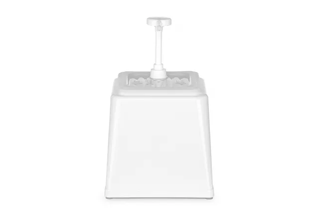 Pojemnik do sosów z pompką, 2,5L, biały, 230x210x327mm HENDI 203545