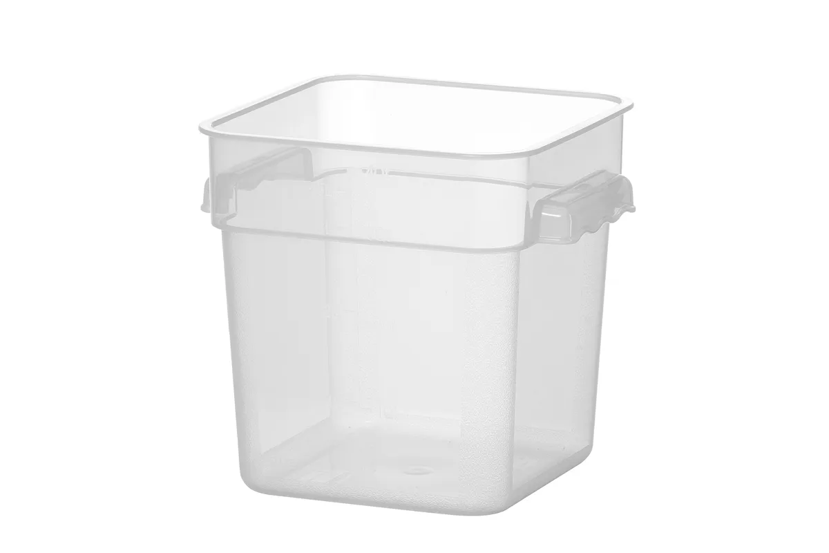 Pojemnik na żywność z podziałką, 3,8L, 190x190x180mm HENDI 870914
