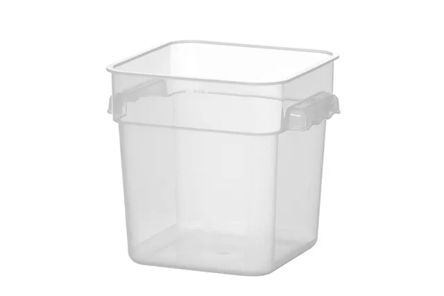 Pojemnik na żywność z podziałką, 3,8L, 190x190x180mm HENDI 870914