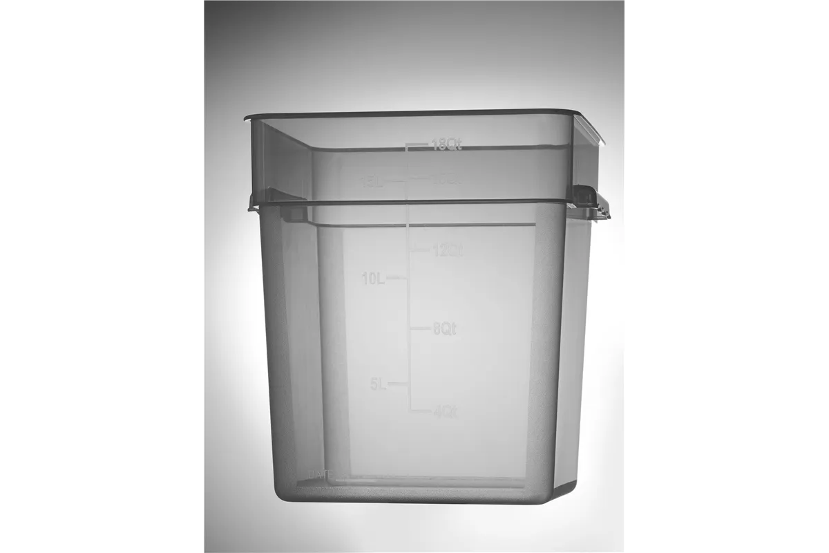 Pojemnik na żywność z podziałką, 17,2L, 290x290x320mm HENDI 870952