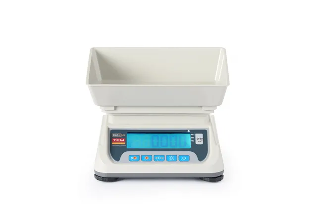 Waga kuchenna LCD z legalizacją, seria ECO+, 255x264x189mm TEM TEKO+LCD06T-P1