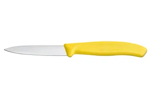Nóż do jarzyn gładki, żółty, 190mm Victorinox 6.7606.L118