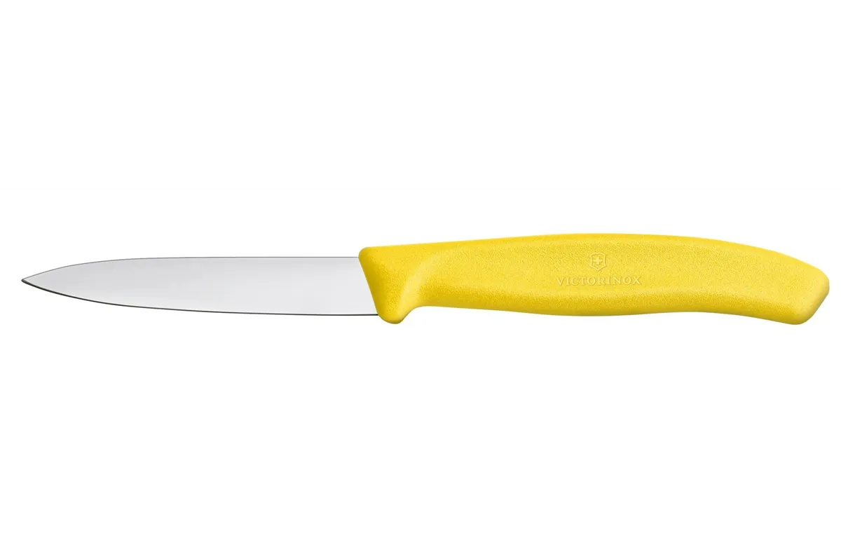 Nóż do jarzyn gładki, żółty, 190mm Victorinox 6.7606.L118
