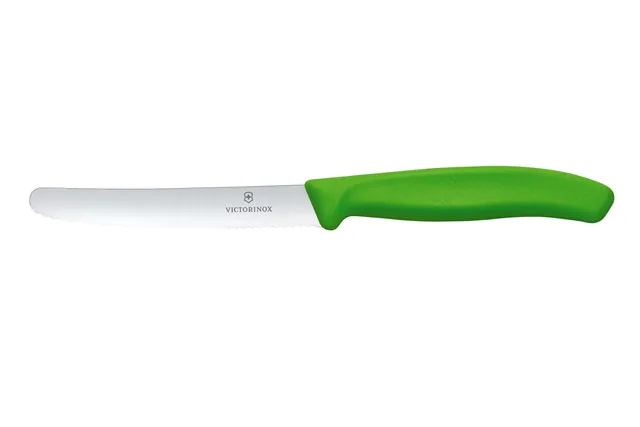 Nóż do pomidorów, zielony, 219mm Victorinox 6.7836.L114