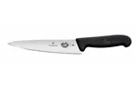 Nóż kuchenny z szerokim ostrzem, czarny, 314mm Victorinox 5.2003.19