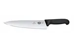Nóż kuchenny z szerokim ostrzem, czarny, 380mm Victorinox 5.2003.25