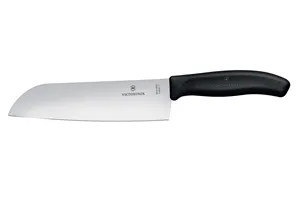 Nóż Santoku ze szlifem kulowym, czarny, 298mm Victorinox 6.8503.17B