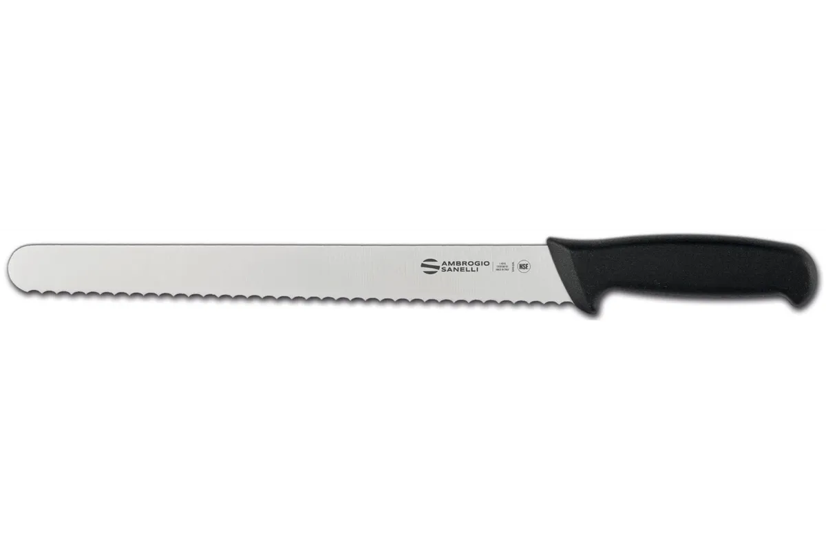 Nóż do pieczywa Supra, ząbkowane ostrze, 420mm Ambrogio Sanelli S363.028