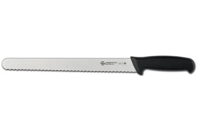 Nóż do pieczywa Supra, ząbkowane ostrze, 420mm Ambrogio Sanelli S363.028