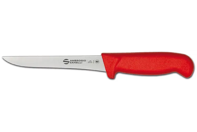 Nóż do trybowania Supra Colore, Supra colore, wąskie ostrze, czerwony, 300mm Ambrogio Sanelli S307.016R