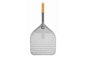 Łopata do pizzy z perforacją i krótką rączką, kwadratowa, 350x710mm HENDI 618080