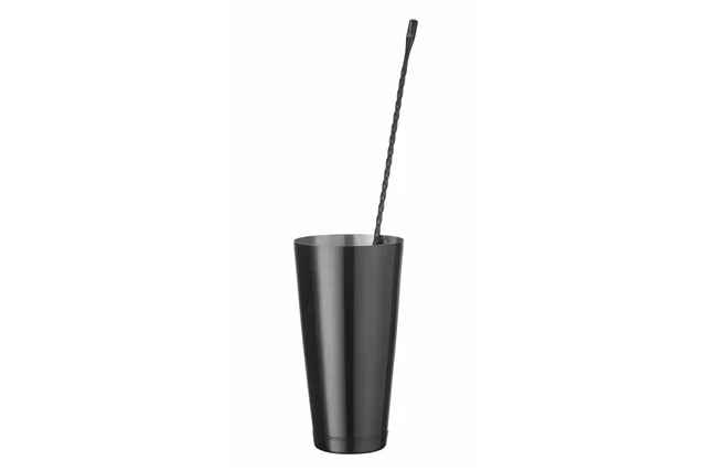 Shaker bostoński, 0,8L, czarny, ⌀xmm BarUp 596678