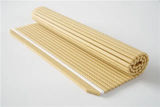 Mata Makisu do rolowania sushi, beżowy, 250x165mm, Prostokątny Hasegawa 513842