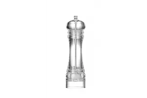 Młynek do pieprzu akrylowy, transparentny, ⌀60x215mm HENDI 469668