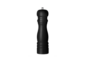 Młynek do pieprzu drewniany, czarny, ⌀55x215mm HENDI 469569