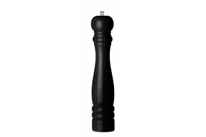 Młynek do pieprzu drewniany, czarny, ⌀60x315mm HENDI 469552