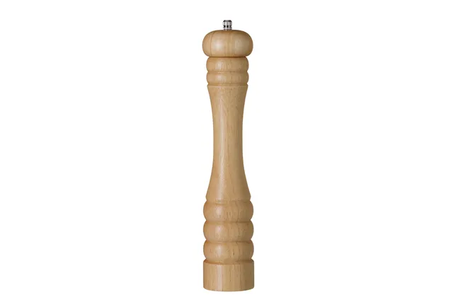 Młynek do pieprzu drewniany, jasne drewno, ⌀60x315mm HENDI 469743