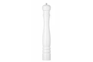 Młynek do soli drewniany, biały, ⌀65x415mm HENDI 469583
