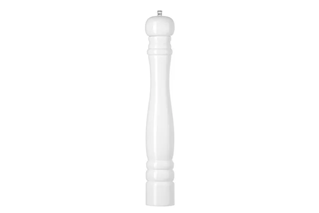 Młynek do soli drewniany, biały, ⌀65x415mm HENDI 469583