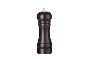 Młynek do soli drewniany, ciemne drewno, ⌀57x165mm HENDI 469798