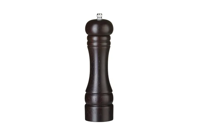 Młynek do soli drewniany, ciemne drewno, ⌀57x215mm HENDI 469811