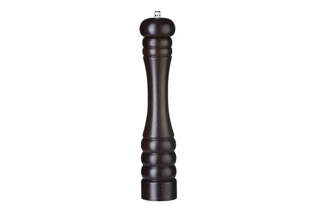 Młynek do soli drewniany, ciemne drewno, ⌀60x315mm HENDI 469835