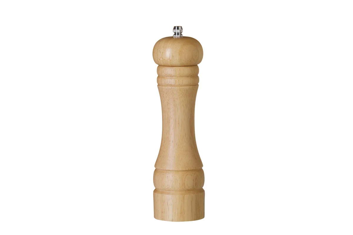 Młynek do soli drewniany, jasne drewno, ⌀57x215mm HENDI 469736