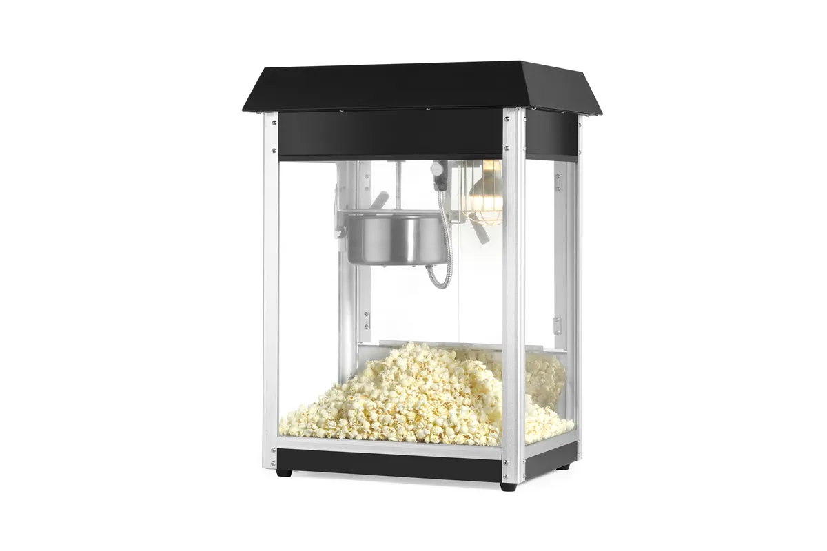 Urządzenie do popcornu, czarny, 230V/1155W, 560x420x760mm HENDI 282762
